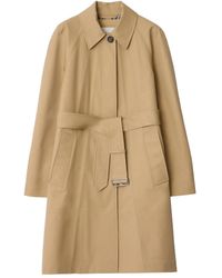Burberry - Bonded Cotton Trench Coat - Lyst