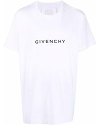 Givenchy - T-shirt Oversize Reverse In Cotone - Lyst