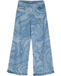 Patrizia Pepe - Weite High-Rise-Jeans - Lyst