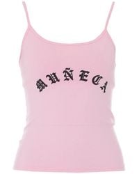 Willy Chavarria - Cholita Gothic-Print Tank Top - Lyst