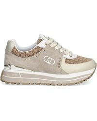 Liu Jo - Jacquard Platform Sneakers - Lyst