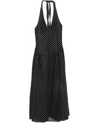 Faithfull the Brand - La Cala Polka-Dot Midi Dress - Lyst