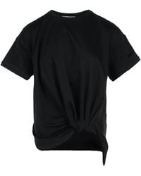 Club21 - Joanna Knot-Detail T-Shirt - Lyst