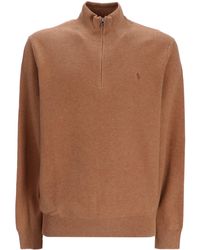 Polo Ralph Lauren - Katoenen Sweater Met Borduurwerk - Lyst
