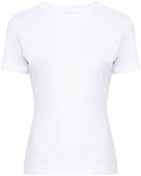 Vetements - T-Shirt mit Logo-Stickerei - Lyst
