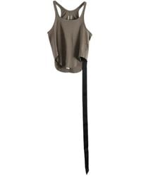 Rick Owens - Débardeur À Ourlet Asymétrique - Lyst