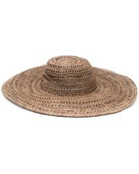 IBELIV - Raffia Woven Sun Hat - Lyst