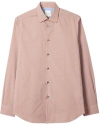 Paul Smith - Tailored-Fit Rust Gingham Shirt - Lyst