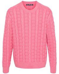 Acne Studios - Cable-Knit Jumper - Lyst