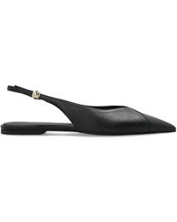 Furla - Sfera Leren Slingback Pumps Met Puntige Neus - Lyst