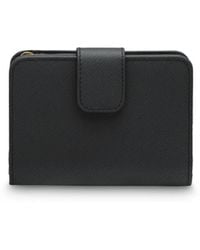 Prada - Saffiano Leather Small Wallet Logo - Lyst