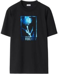 Burberry - Thistle Cotton T-Shirt - Lyst