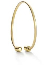 Shihara - 18Kt Twist Round 02 Hoop Earring - Lyst