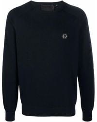 Philipp Plein - Logo-Patch Crew Neck Jumper - Lyst