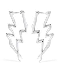 Yoj - X Potoska Lightning Hoops Earrings - Lyst
