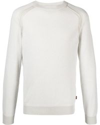 BOSS - Pullover Mit Rundem Ausschnitt - Lyst