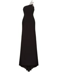 Valentino Garavani - One-shoulder Floor-length Silk Gown - Lyst