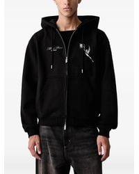 Filling Pieces - Trophy Graphic-Print Zip-Up Hoodie - Lyst