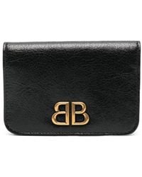 Balenciaga - Monaco-motif Leather Wallet - Lyst