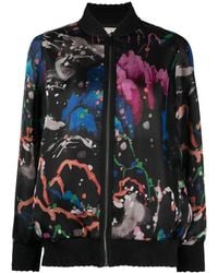 Shiatzy Chen - See-Through Printed Silk Jacket - Lyst