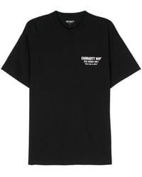 Carhartt - Katoenen T-shirt Met Grafische Print - Lyst