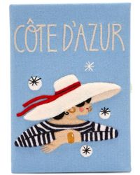 Olympia Le-Tan - Kleine Clutch mit Stickerei - Lyst