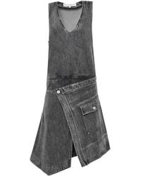 JW Anderson - Wrap Sleeveless Dress - Lyst