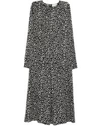 A.M.G - Printed Midi Dress - Lyst