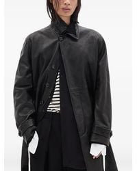 Ann Demeulemeester - Abrigo Con Botones - Lyst