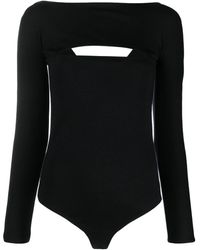 Wolford - Cut-Out Virgin-Wool Top - Lyst