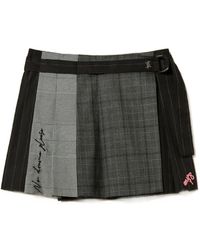 Twinset - Embroidered Pleated Mini Skirt - Lyst