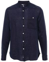 Woolrich - Long-sleeve Linen Shirt - Lyst