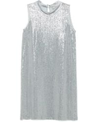 D.exterior - Robe Sans Manches À Sequins - Lyst