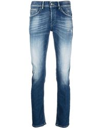 Dondup - Stretch-cotton Washed-denim Jeans - Lyst
