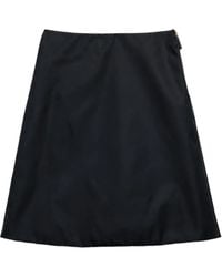 Prada - Logo-Triangle Skirt - Lyst