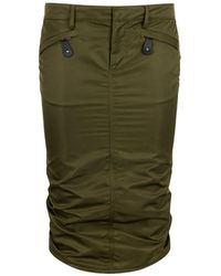 DSquared² - Ruched Kick Skirt - Lyst