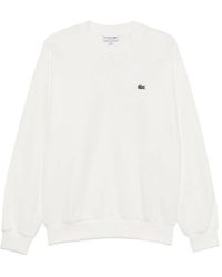 Lacoste - Logo-Patch Sweatshirt - Lyst