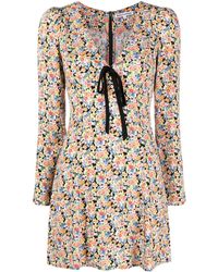 Reformation - Marvis Mini-jurk Met Bloemenprint - Lyst