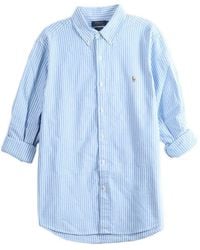 Polo Ralph Lauren - Vertical-Stripe Embroidered-Logo Shirt - Lyst