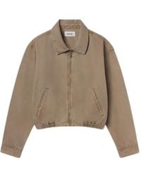 Agolde - Nile Elasticated-Hem Denim Jacket - Lyst