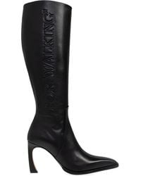 Off-White c/o Virgil Abloh - Stiefel Mit Geprägtem Absatz - Lyst