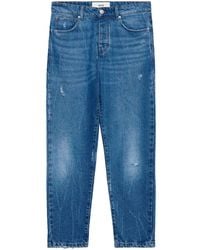 Ami Paris - Mid-rise Tapered Jeans - Men's - Cotton - Lyst
