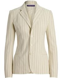 Ralph Lauren - Skye Pinstripe-Print Blazer - Lyst
