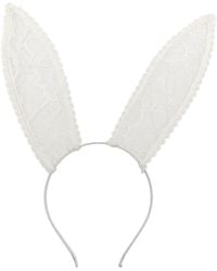 Fleur du Mal - Bunny-ears Lace Headband - Lyst