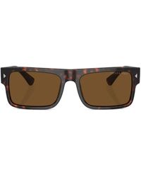 Prada - Tortoiseshell-effect Square Sunglasses - Lyst