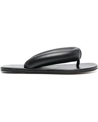 STAUD - Padded Slip-On Leather Sandals - Lyst