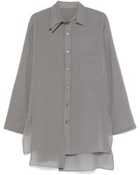 Yohji Yamamoto - Semi-Sheer Shirt - Lyst