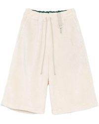 Reese Cooper - Wide-leg Fleece-texture Shorts - Lyst