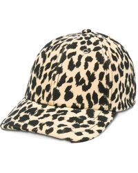 Aspesi - Leopard-Print Cap - Lyst