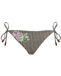 Vilebrequin - Flore Checked Bikini Bottoms - Lyst